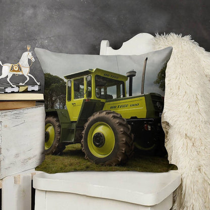 The MB-trac1300 Tractor Linen Throw Pillow Cover