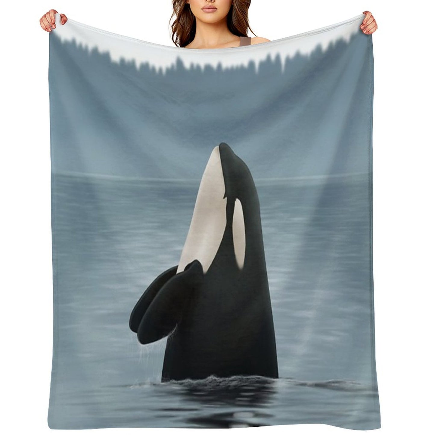 Spyhop Throw Blanket