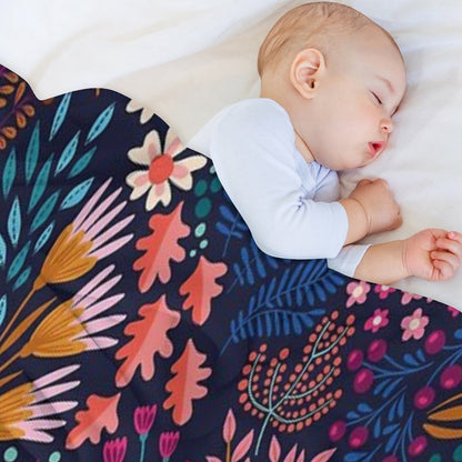 BLISS Flower Field Throw Blanket
