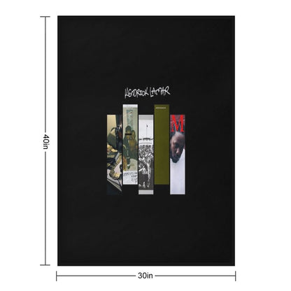 Kendrick Lamar Discography Throw Blanket