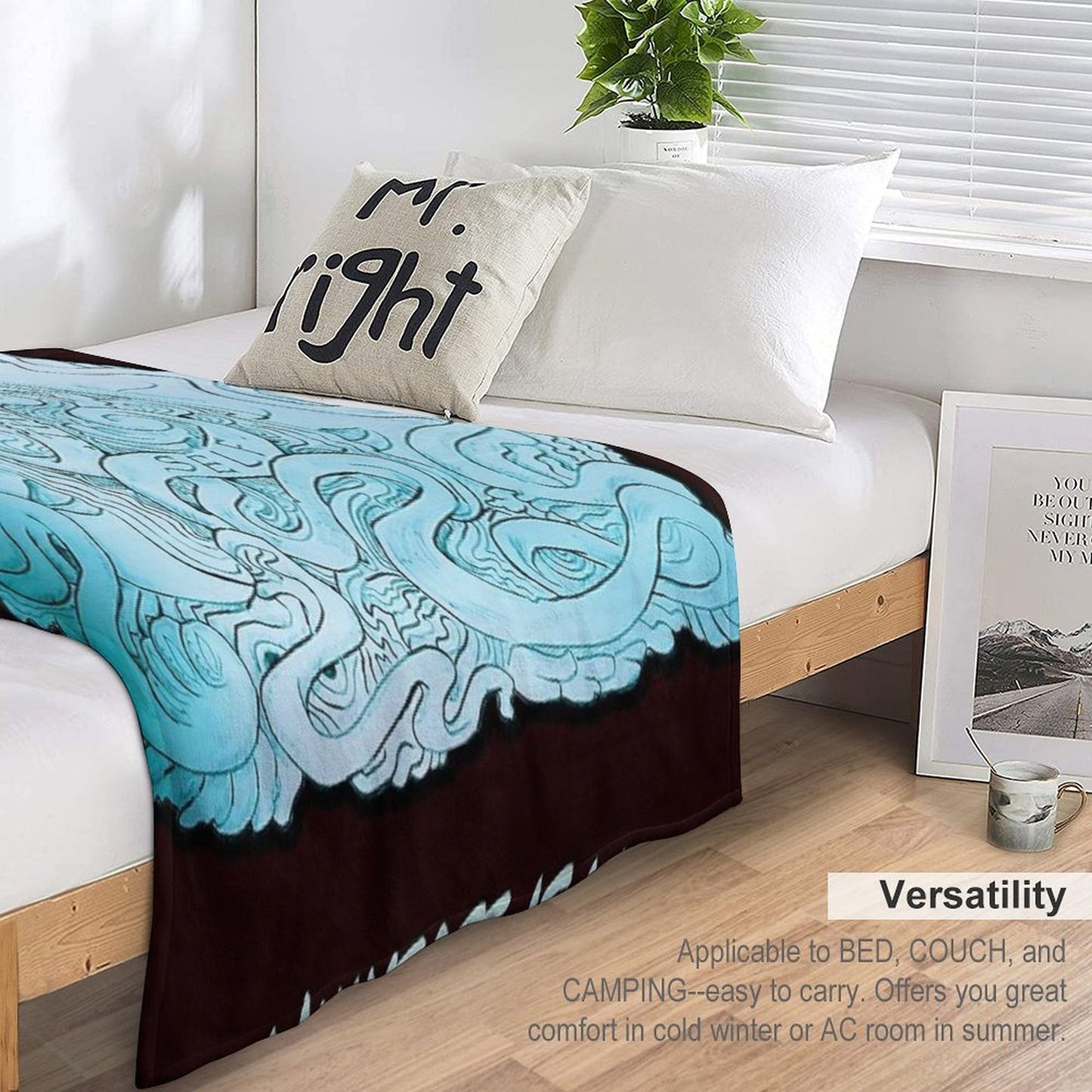 Open Your Mind. The Universe Is Waiting. Throw Blanket