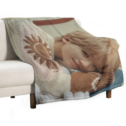 Seventeen Woozi Power of Love Throw Blanket