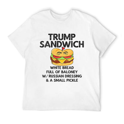 Womens Trump Sandwich Anti-Trump  Easy-care T-Shirt