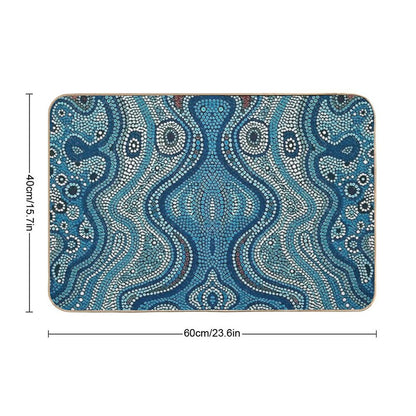 Australian Aboriginal Art Bath Mat