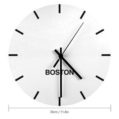 Boston Time Zone Newsroom Wall Clock Wall Clock