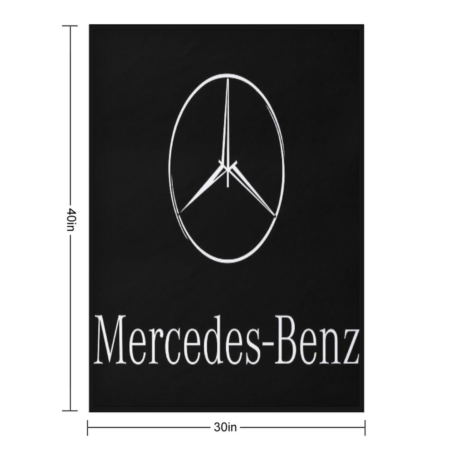 Benz Luxury Vehicles Throw Blanket