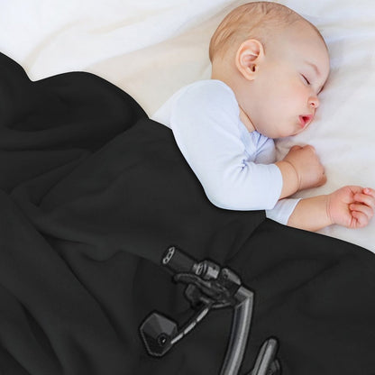 Harley Davidson Artwork Throw Blanket