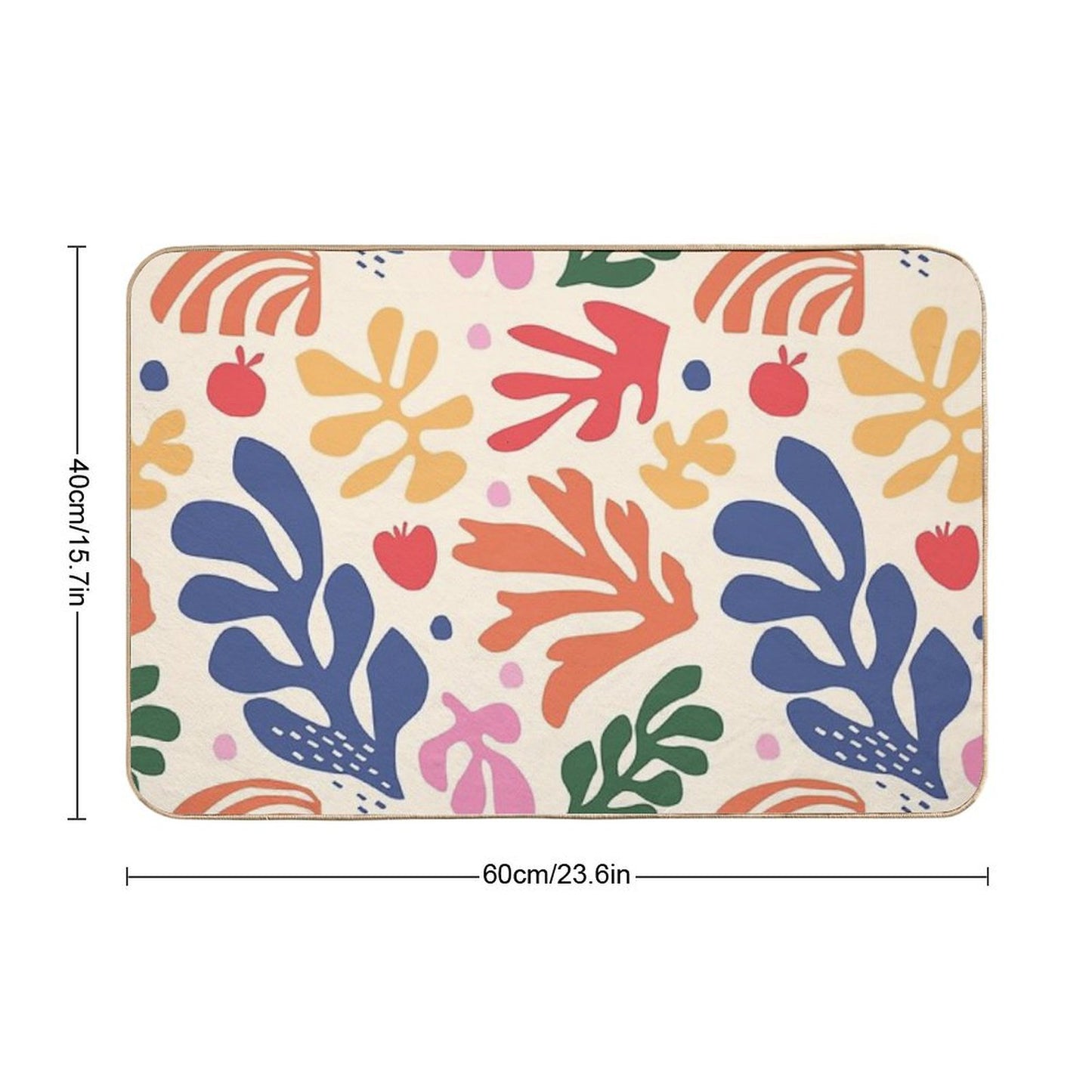 Matisse Flowers Art Bath Mat