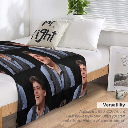 Jeremy Jordan Newsies Throw Blanket