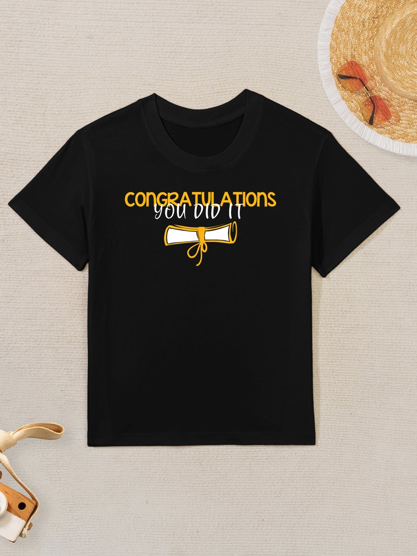 Congratulations You Did It Class Graduate, Graduation Family Kids T-Shirt