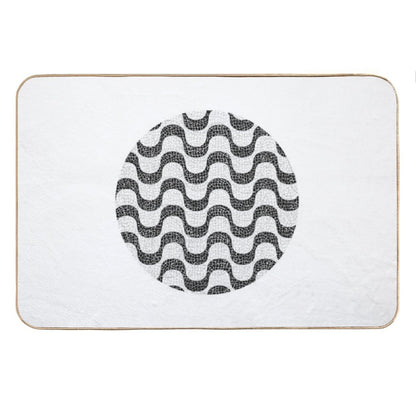 Copacabana Vibes Rio De Janeiro's Charming Sidewalk Bath Mat