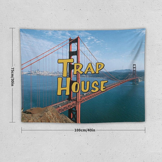 Full House Trap House Tapestry