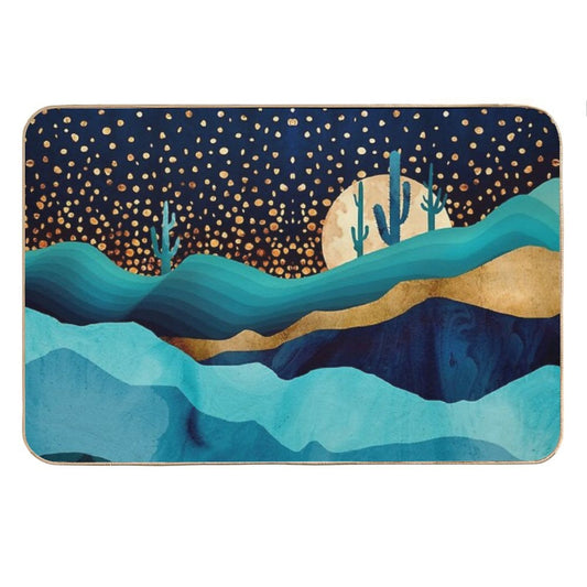 Indigo Desert Night Bath Mat