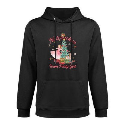 Nutcracker Christmas Team Party Girl For Bellerina Ballet Machine Washable Hoodie