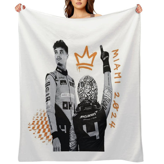 Lando Norris Wins Throw Blanket