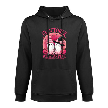 Breast Cancer Halloween for Women in October We Wear Pink Casual Wear Hoodie
