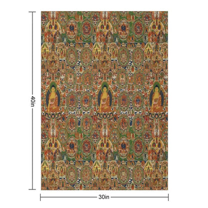 Buddha Throw Blanket