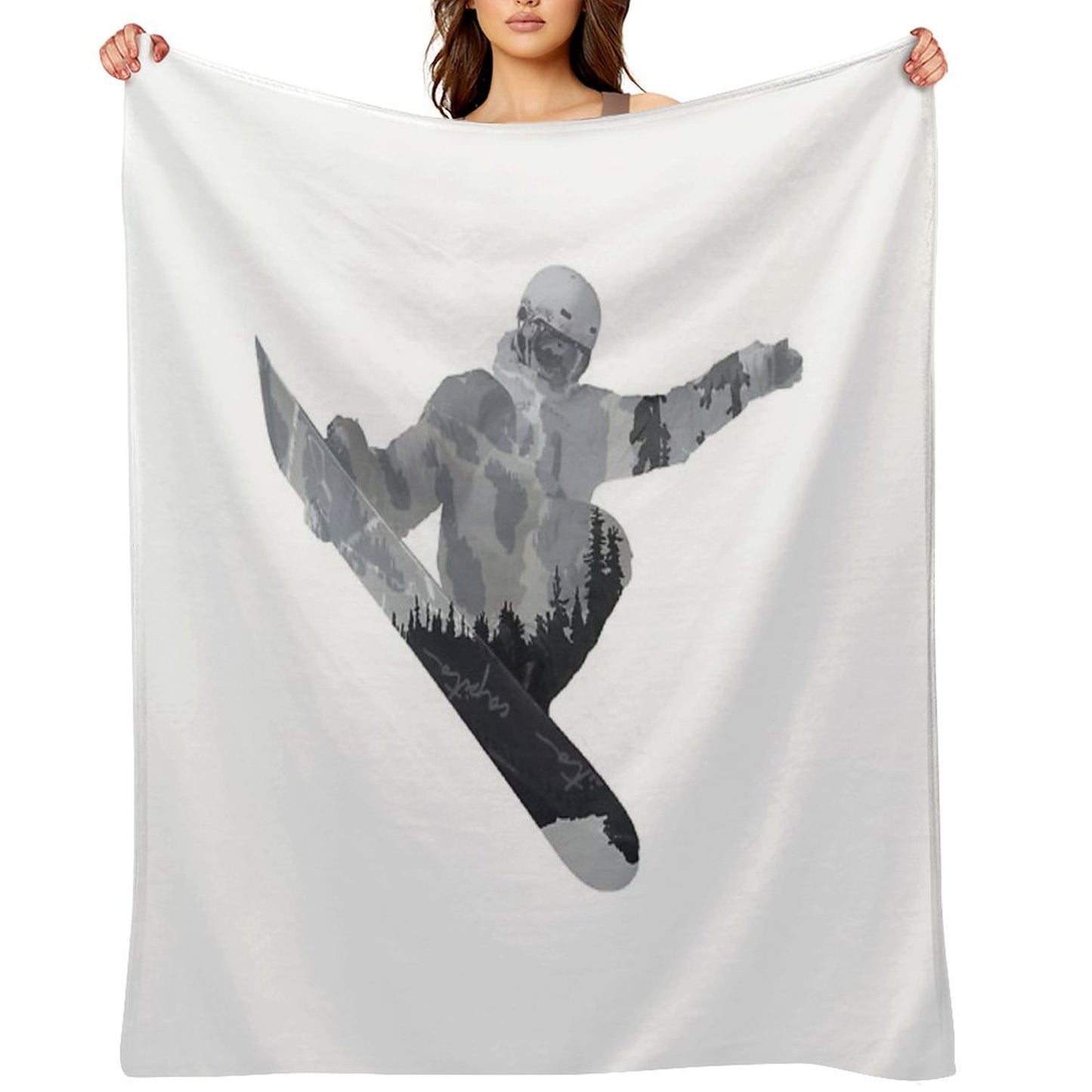 Snowboard Exposure SP  DopeyArt Throw Blanket