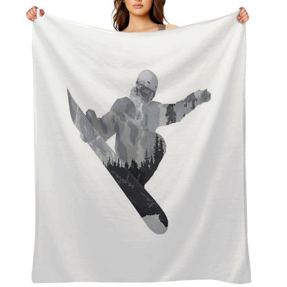 Snowboard Exposure SP  DopeyArt Throw Blanket
