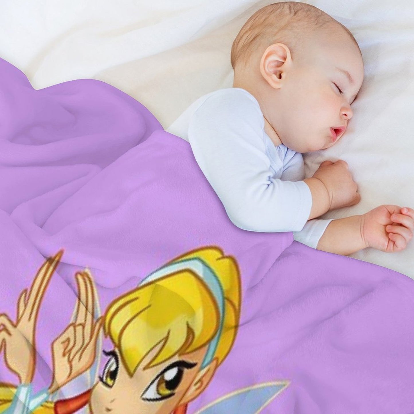 Stella; Lilac Throw Blanket