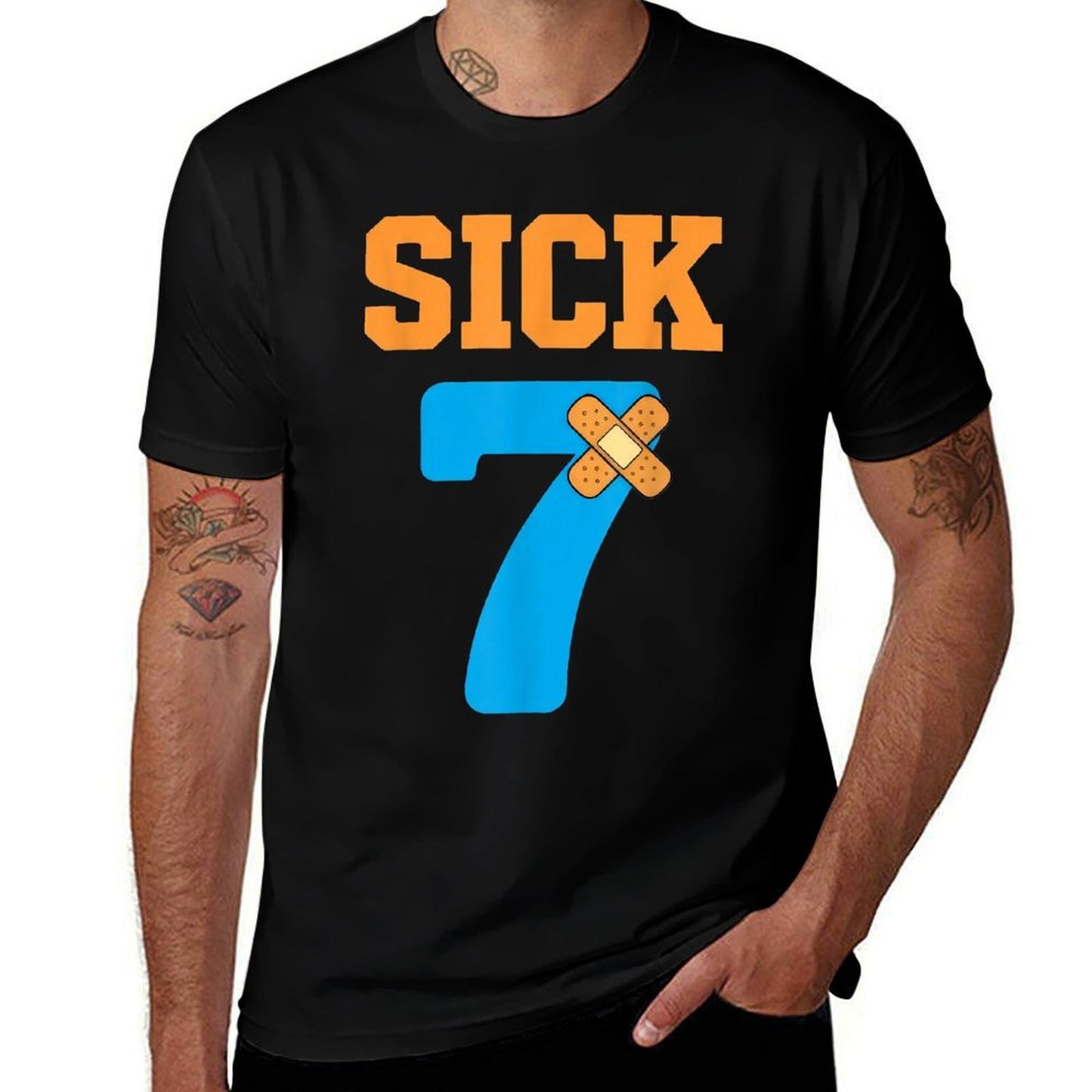 Sick Seven 67 Meme Funny Gen Z Alpha Meme Slang Christmas  Durable T-Shirt