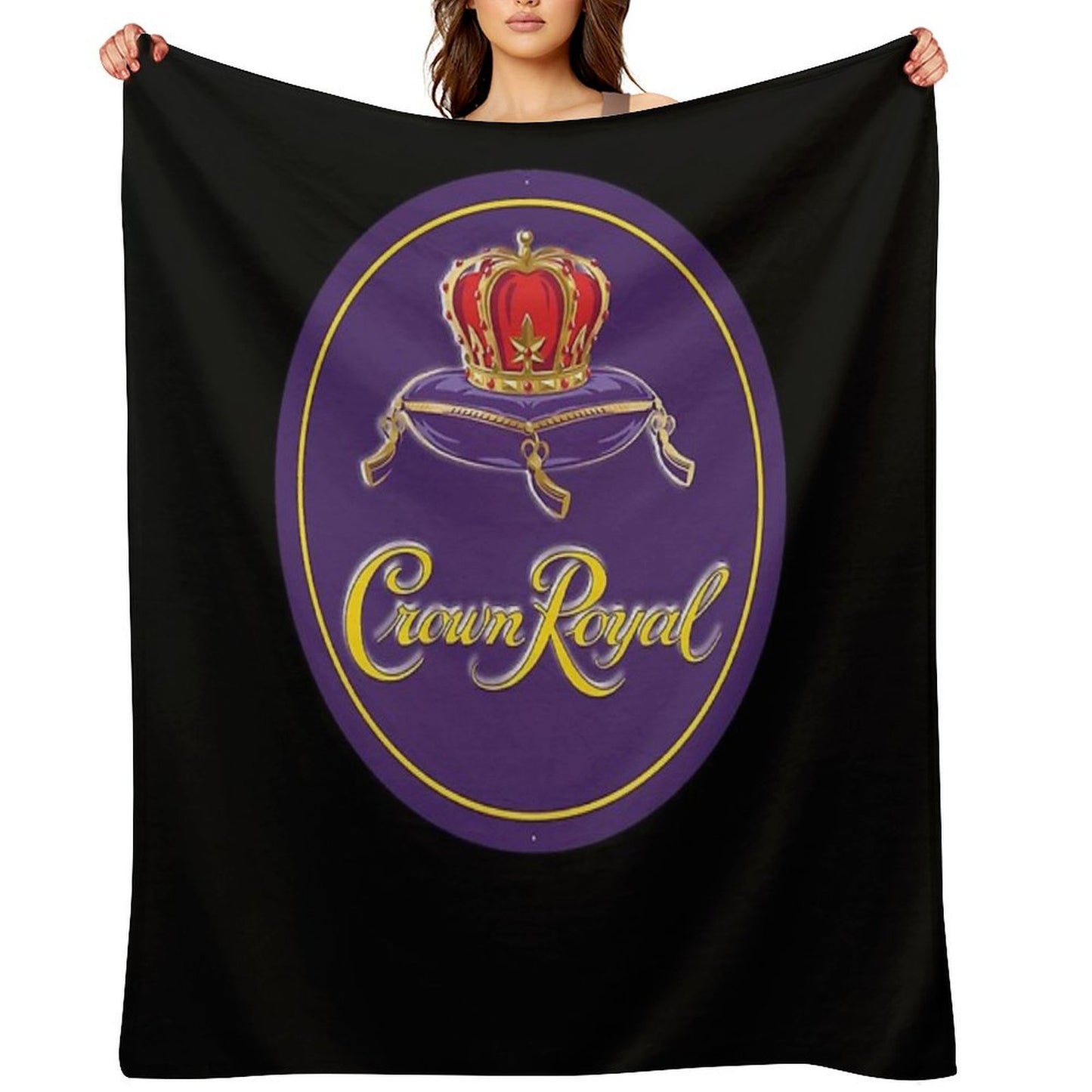 Crown Royal Essential Logo Essential Throw Blanket