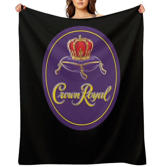 Crown Royal Essential Logo Essential Throw Blanket