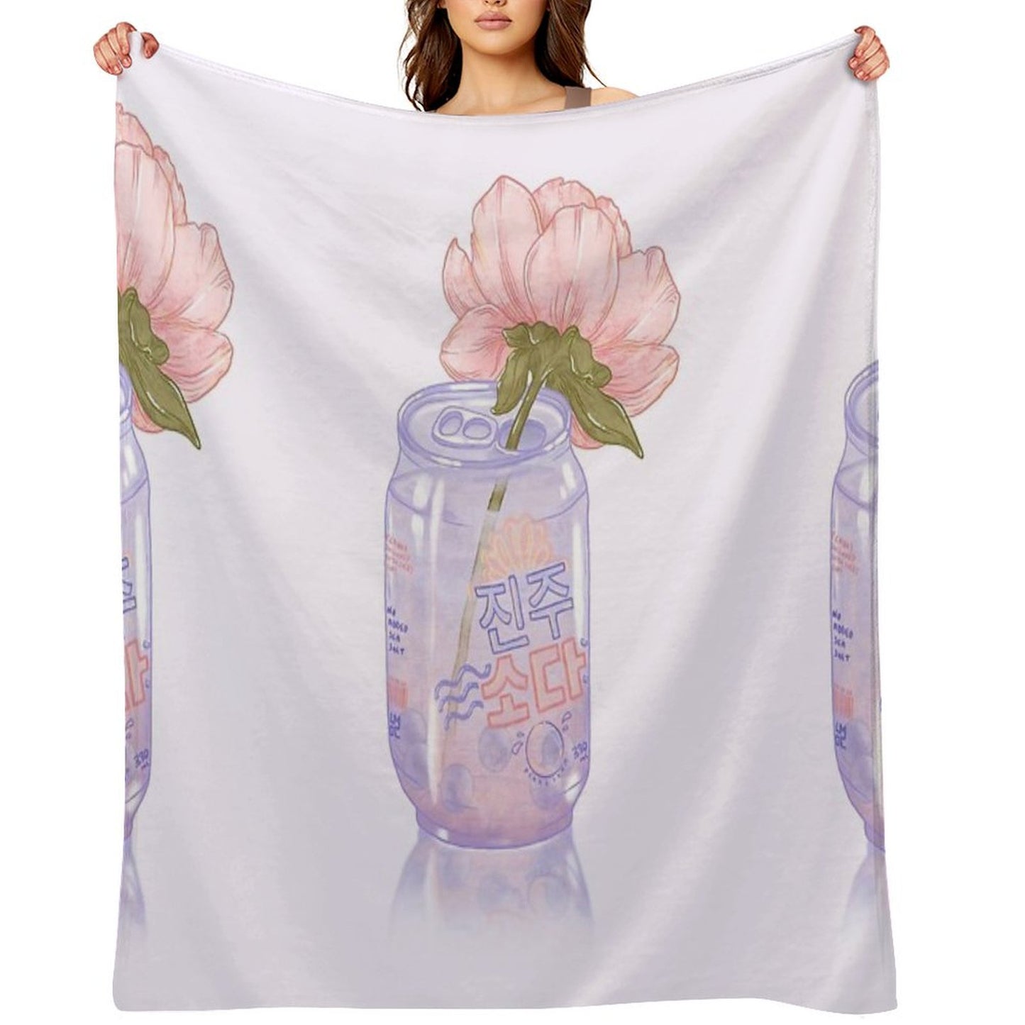 Pearl Soda Throw Blanket