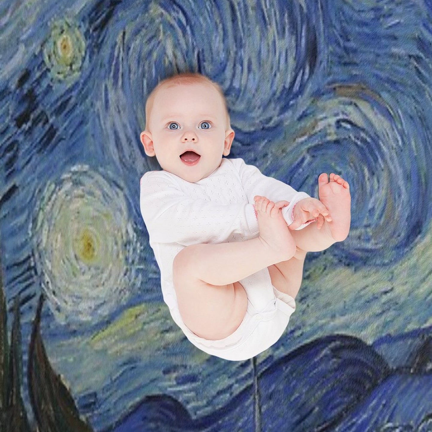 Starry Night (Vincent Van Gogh) Throw Blanket