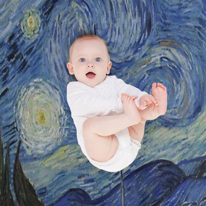 Starry Night (Vincent Van Gogh) Throw Blanket