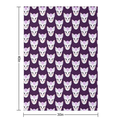 Deer Gal Diana Throw Blanket
