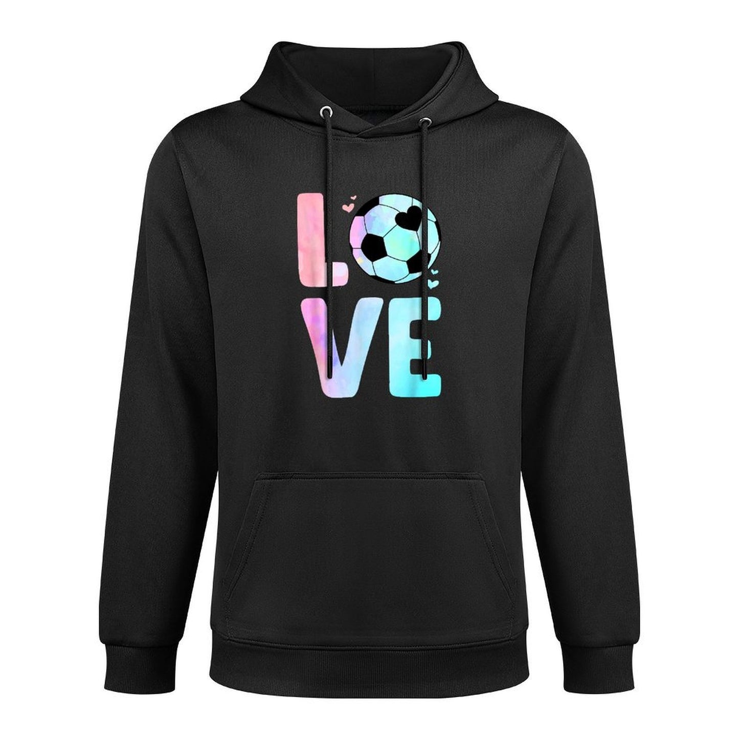 Cool Soccer Art For Women Girls Toddler Themed Soccer Player All-Day Comfort Hoodie