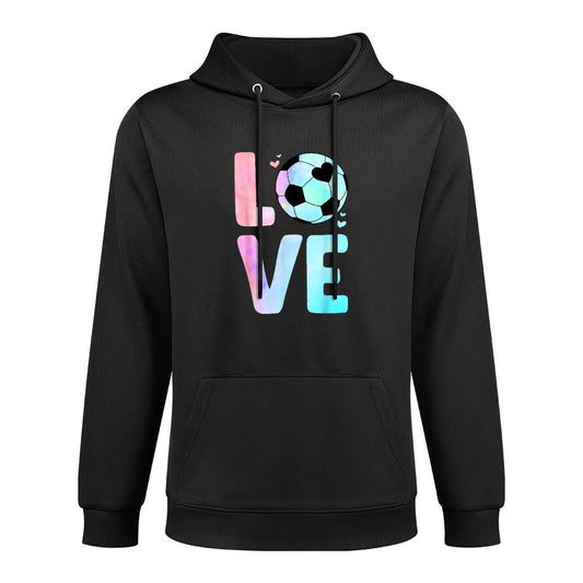 Cool Soccer Art For Women Girls Toddler Themed Soccer Player All-Day Comfort Hoodie