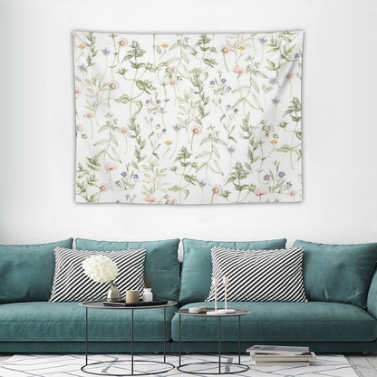 Pastel Vintage Flowers Tapestry