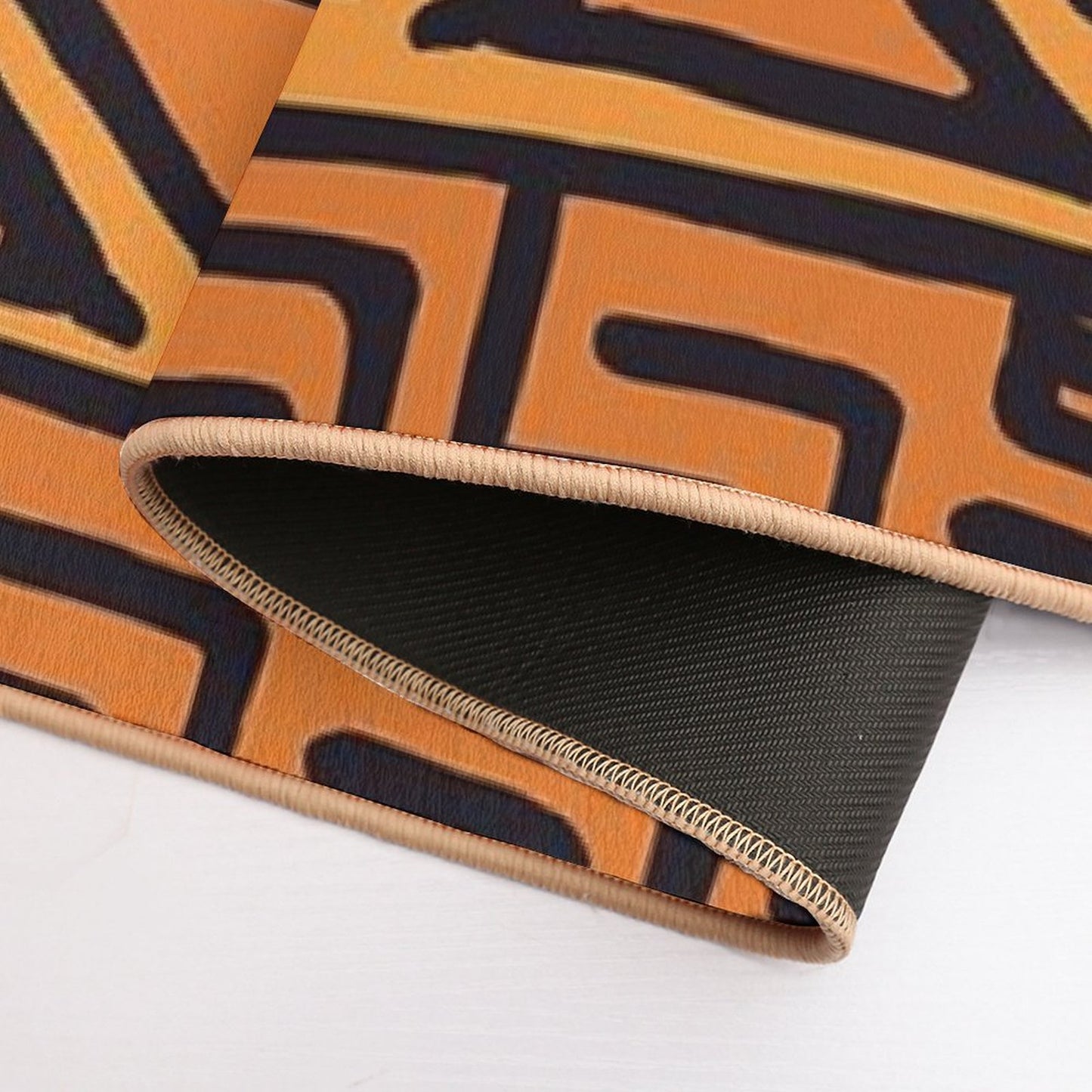 African Tribal Mudcloth Pattern Bath Mat