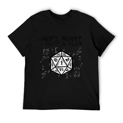RPG Gamer Dont Worry I Have Plan Funny Men Boys Kids T-Shirt