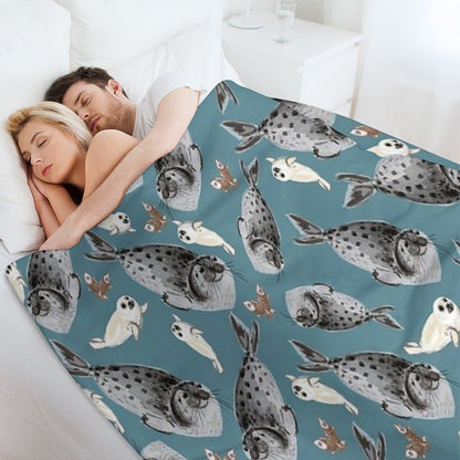 Common Seal Throw Blanket