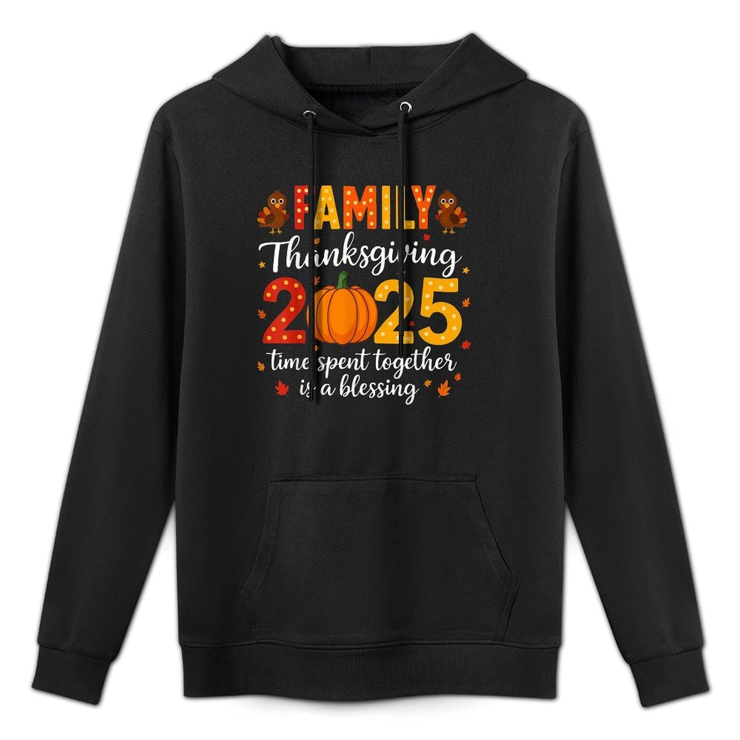 Family Thanksgivings 2025 Outfits Pajamas Matching Set Breathable Fabric Hoodie