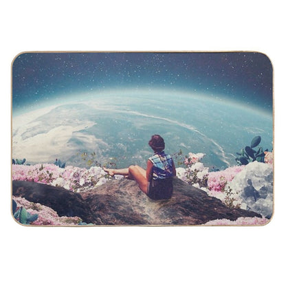 My World Blossomed When I Loved You  Pet-Safe Bath Mat