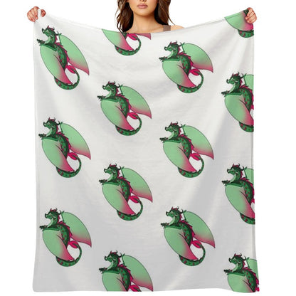 Cobra Lily - Wings of Fire Throw Blanket