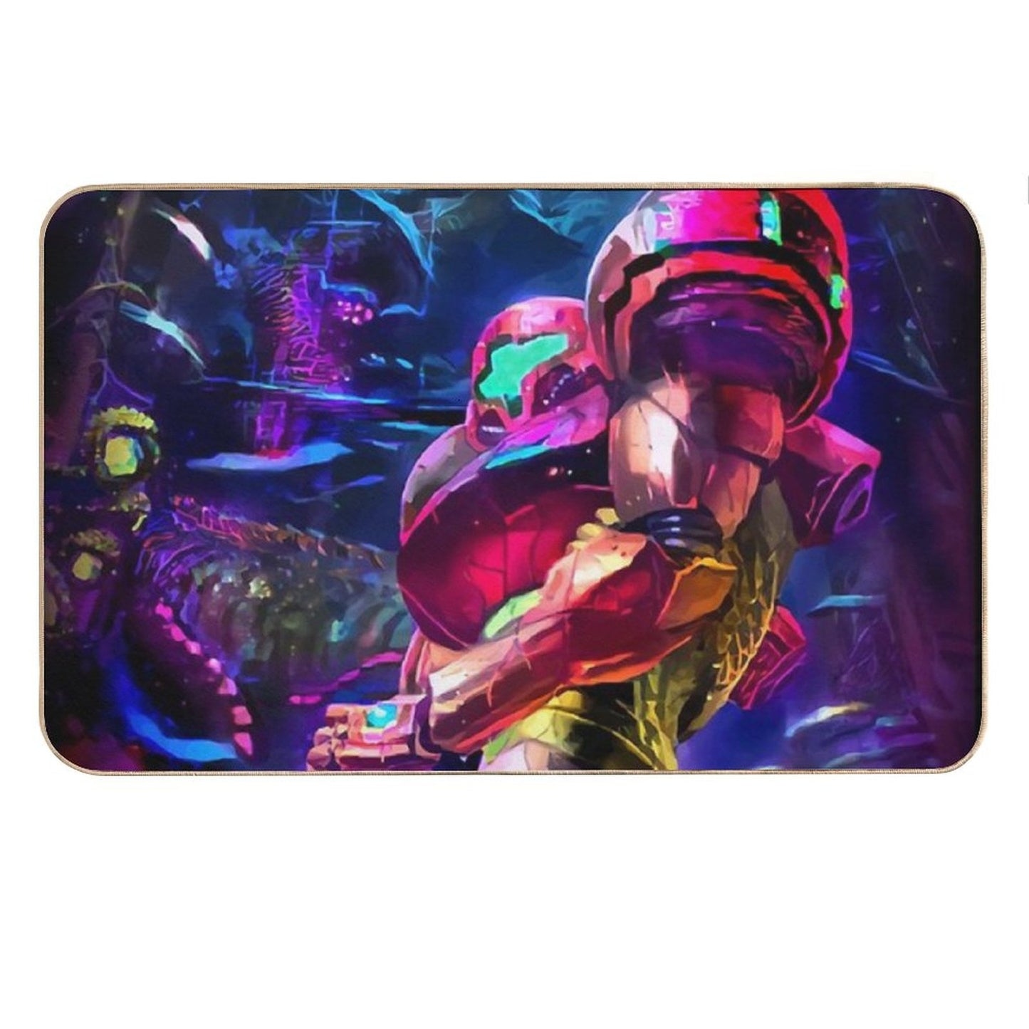 Samus Aran Metroid Bath Mat