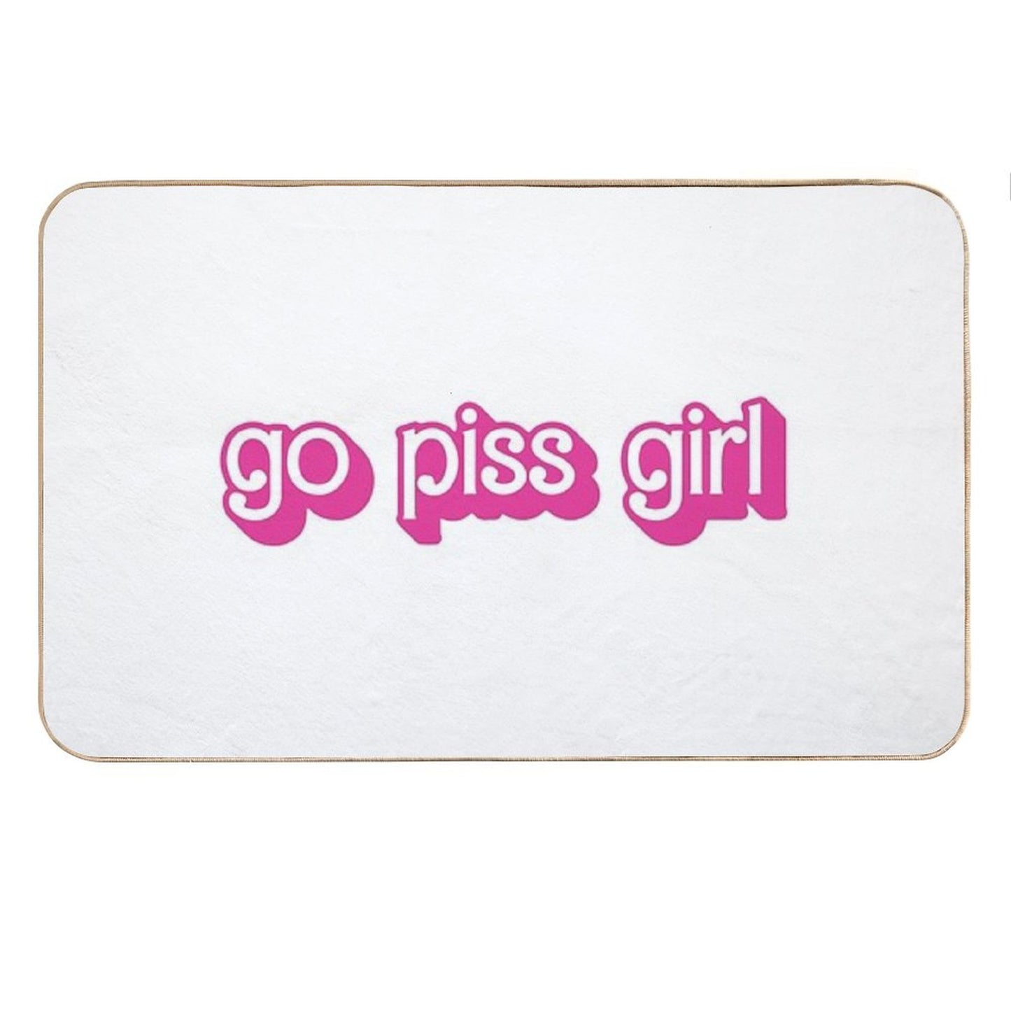 Go Piss Girl Bath Mat