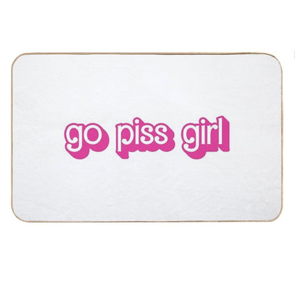 Go Piss Girl Bath Mat