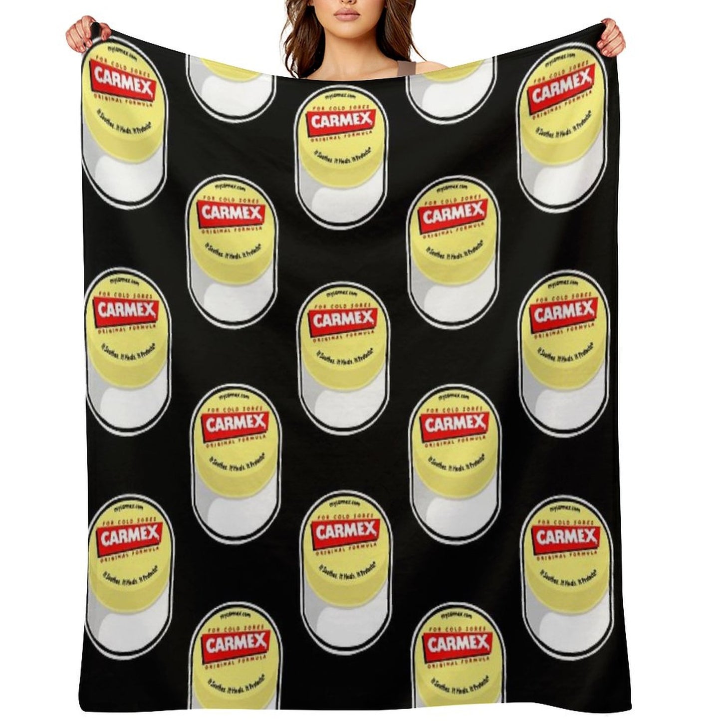 Carmex Chapstick Throw Blanket