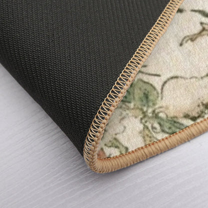 Battle Of The Frogs - Kawanabe Kyosai Durable Bath Mat