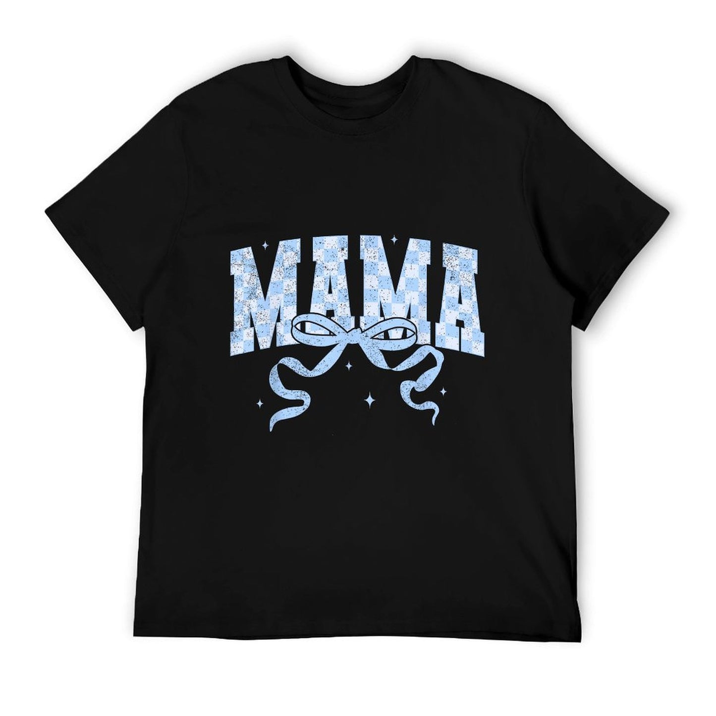 Mama Mommy Coquette Bow Checkered Happy Mother&#39;s Day Mom T-Shirt
