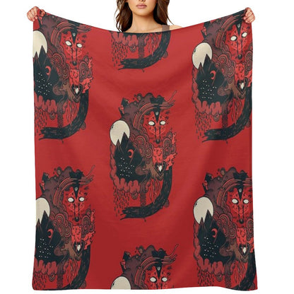 Leader of The Pack Throw Blanket