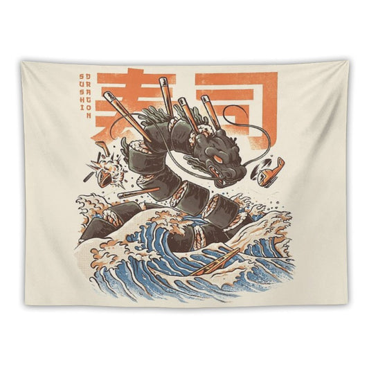 Great Sushi Dragon Tapestry