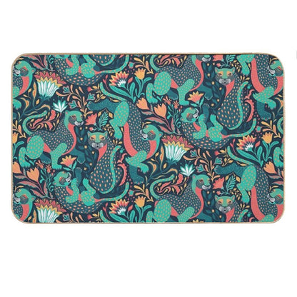 Folk Tiger Bath Mat