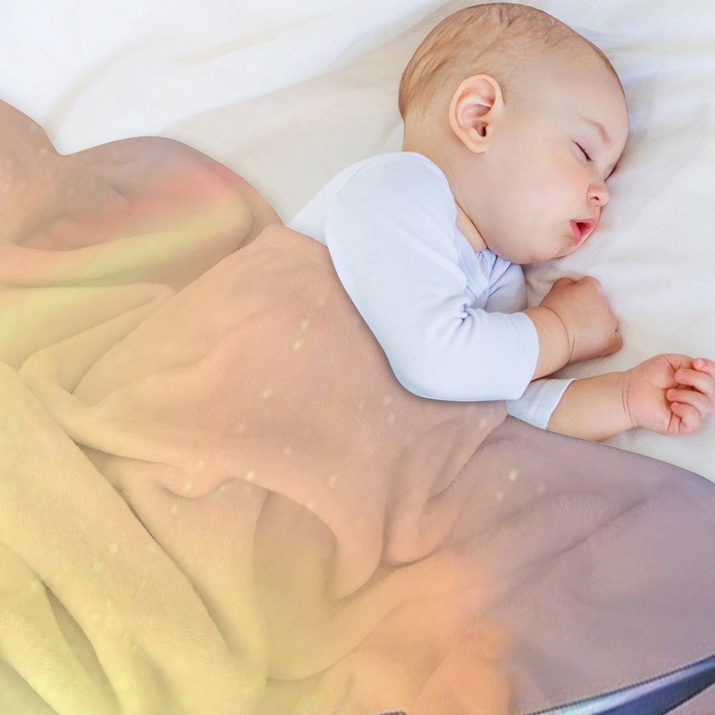 Rainbow Angel Throw Blanket